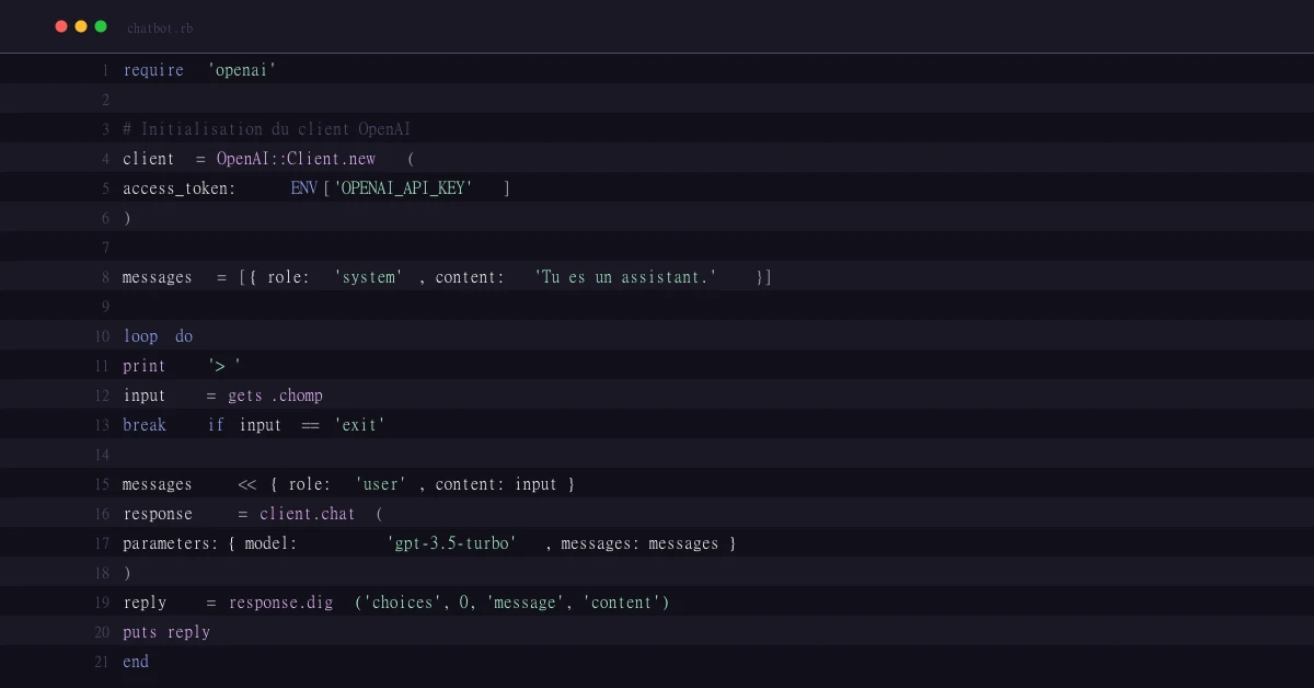 Chatbot OpenAI