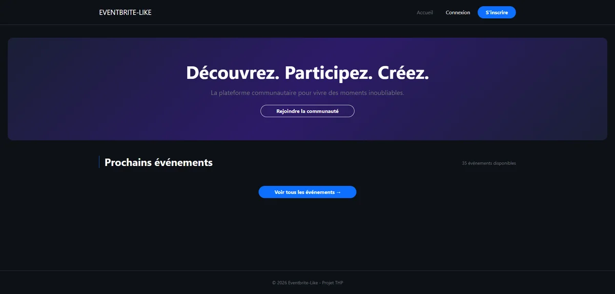 EventBrite-like — aperçu 1